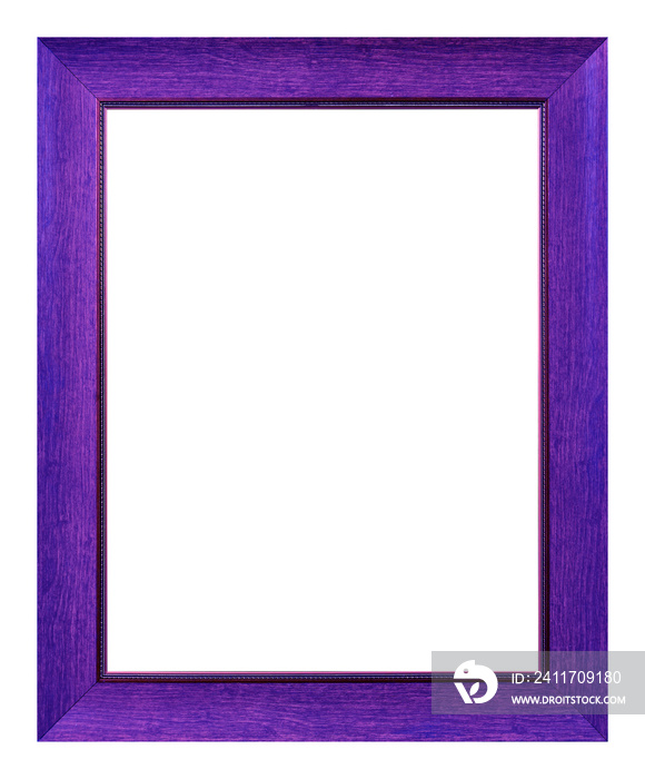 Purple frame isolated on the white background