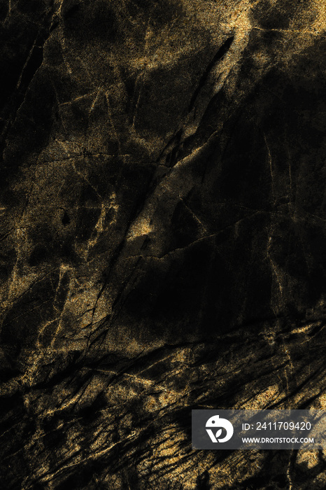 Black and gold marble texture design for cover book or brochure, poster, wallpaper background or realistic business and design artwork.