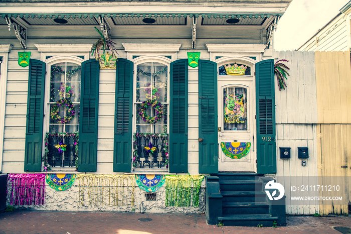 New Orleans Mardi Gras Streets