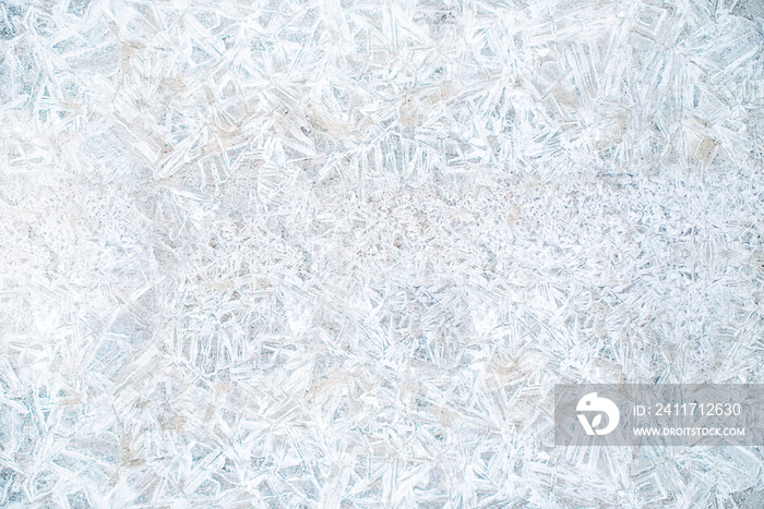 White background of Ice texture