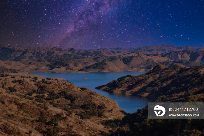 View of Lake Casitas in Ojai California