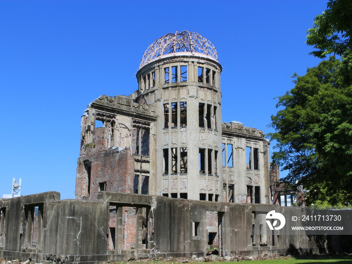 原爆ドーム　広島県	　日本