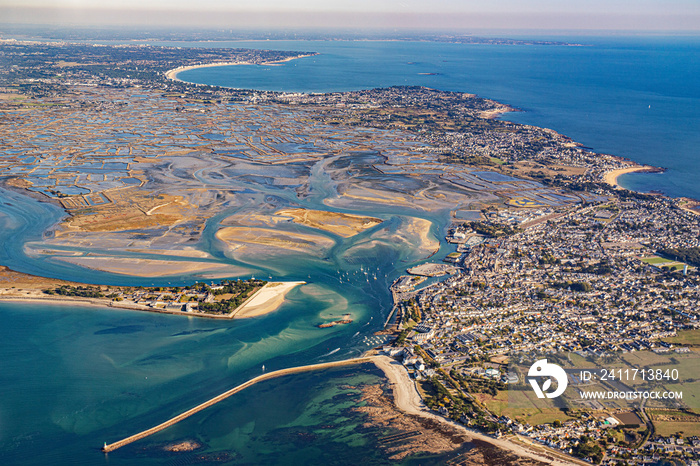 la turballe et le croisic dans la baie de la baule