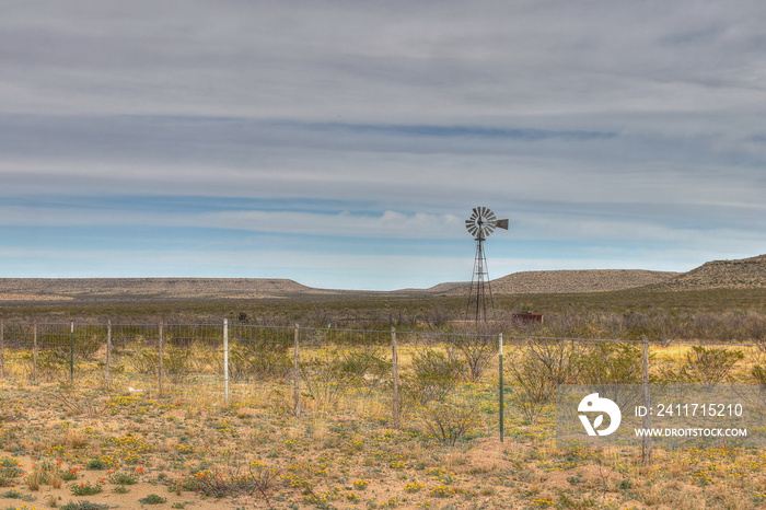 Windmill near Midland Odessa Texas