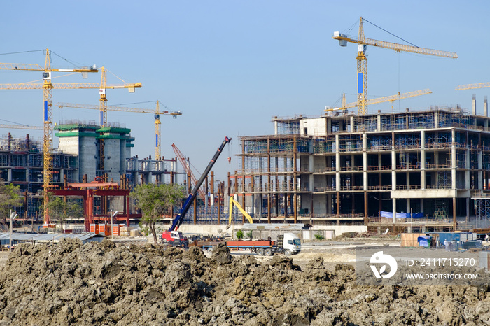 construction site of new government house , Thailand