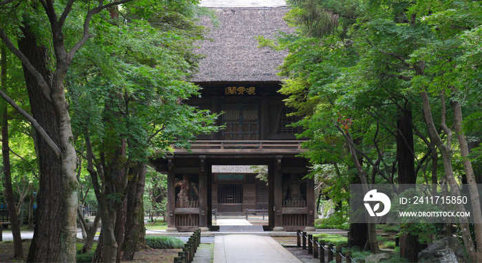 埼玉県新座市：緑の自然に囲まれた平林寺。歴史の古いお寺。