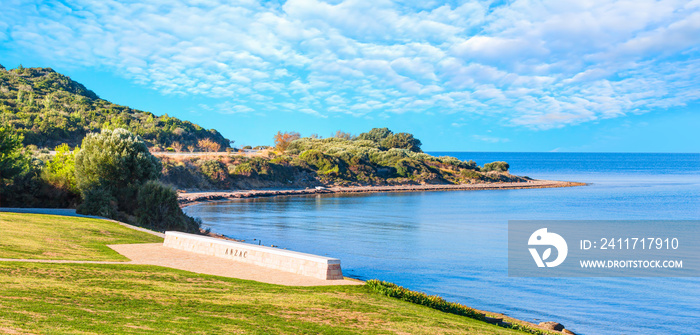 Anzac Military Cemetery in Gallipoli Peninsula - Canakkale, Turkey