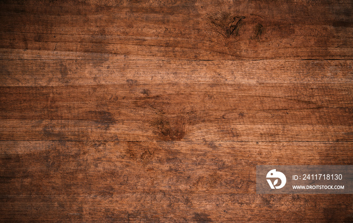 Old grunge dark textured wooden background,The surface of the old brown wood texture