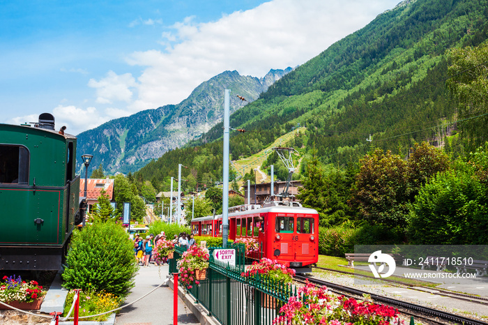 Montenvers train in Chamonix, France