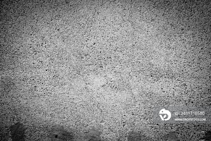 Black cement wall texture rough background. An old dark grundge concrete floor background.