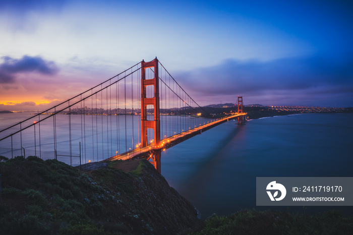 The Golden Gate Bridge at Dawn