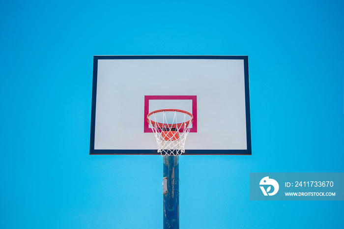 Basketball court in park in new taipei city