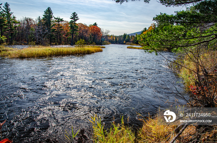 East branch of the Penobscot River in Katahdin Woods and Waters National Monument