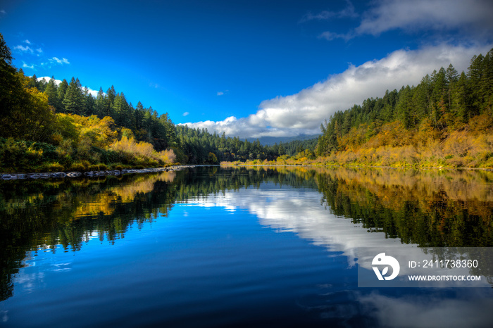 A placid calm between the churning white water rapids gives us a moment to breathe the clean air and enjoy the cool October afternoon.