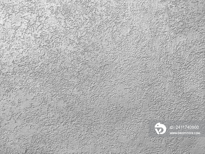 Texture of the grey plaster bark beetle on the wall. Seamless texture.