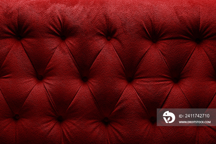 Bordo red cloth sofa texture background.Concept Textures of furniture