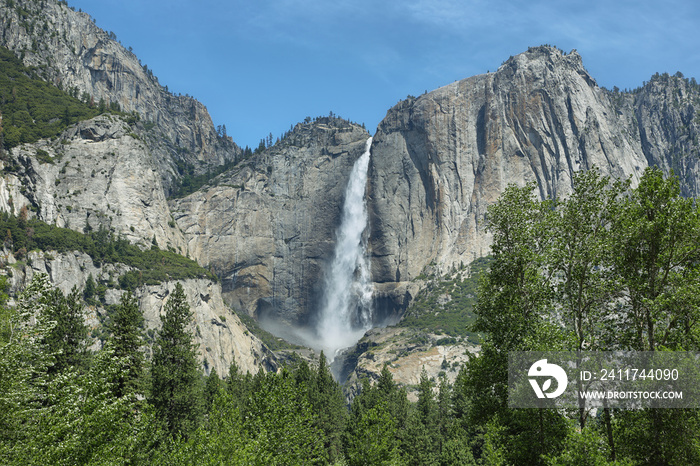 Upper falls in Yosemite national Park