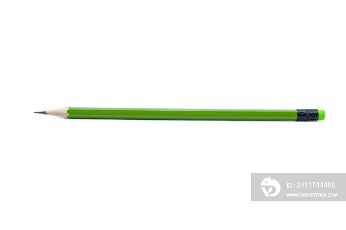 A green pencil.