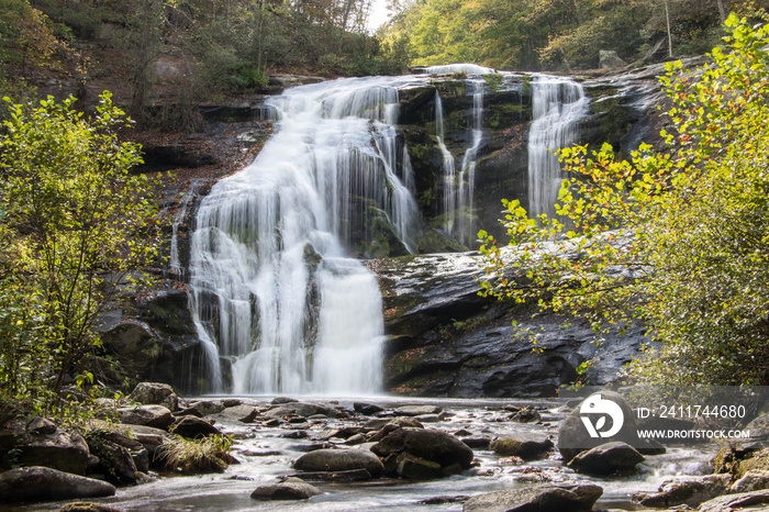 bald river falls in autumn