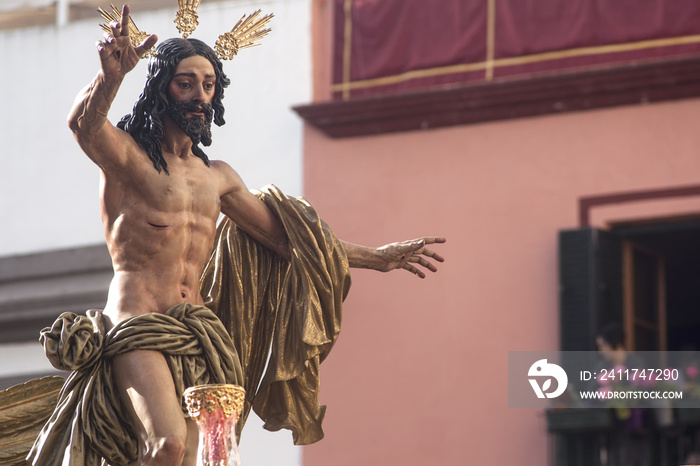 paso de misterio de la hermandad de la resurrección, semana santa de Sevilla