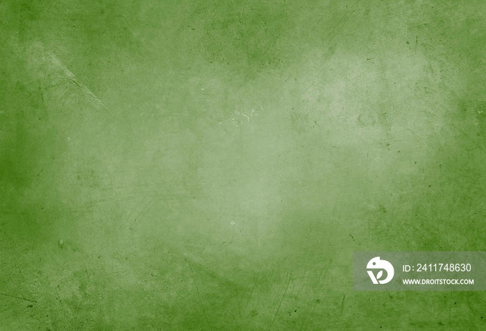 Green textured concrete background