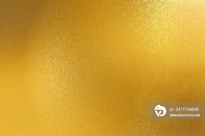 Shiny gold steel wall, abstract texture background