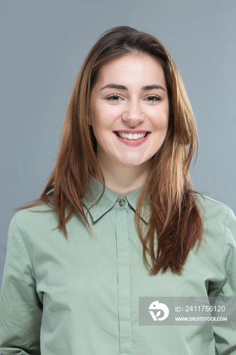 Portrait of beautiful young woman