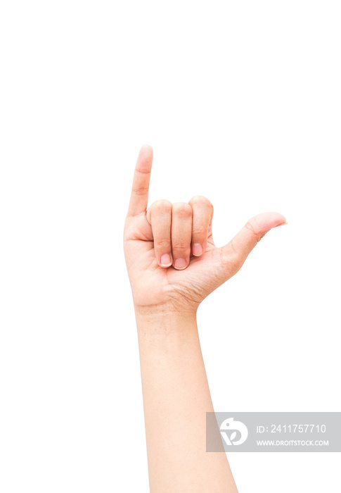 hand gestures illustrations isolated background