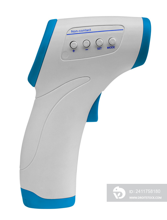 Non-contact infrared medical thermometer for temperature measurement isolated. png transparent