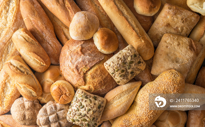 texture di pane bianco orizzontale