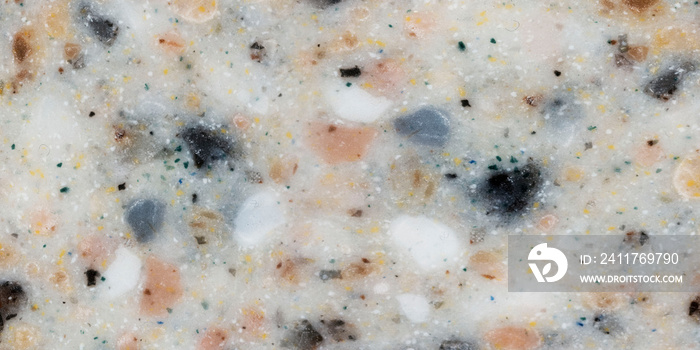 Beautiful terrazzo stone texture, pebble stone background