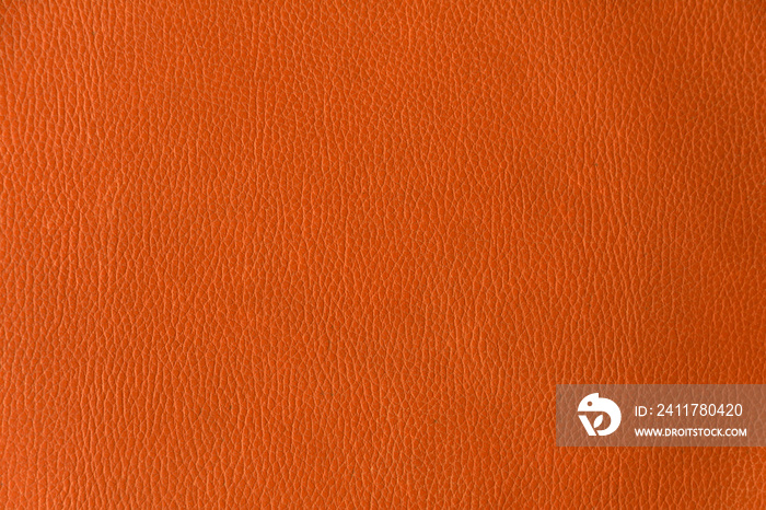 Orange leather texture and background