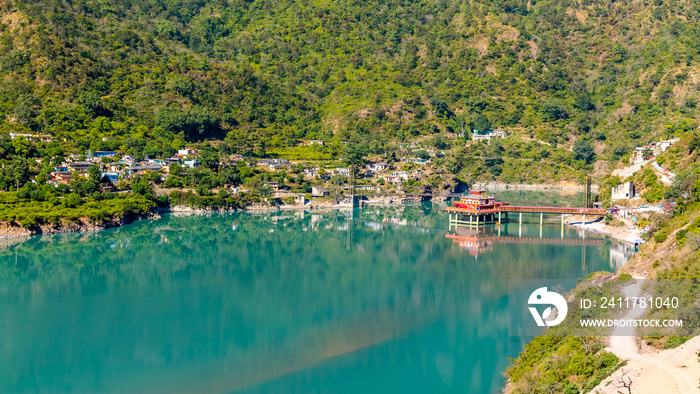 Rudraprayag - Dhari Devi a Hindu temple located on the banks of the Alaknanda River between Srinagar and Rudraprayag in the Garhwal Region of Uttarakhand, India