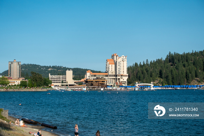 Lake Coeur d’Alene scenes and resort in idaho