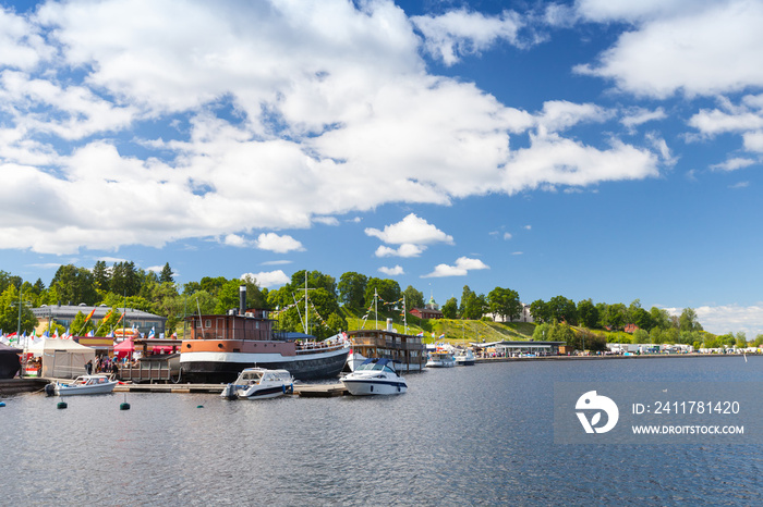 Landscape of Lappeenranta harbour, Finland