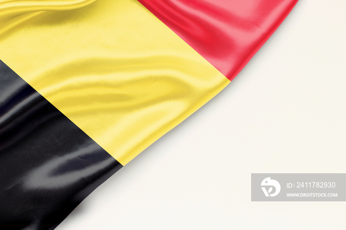 Flag of Belgium with a place for text