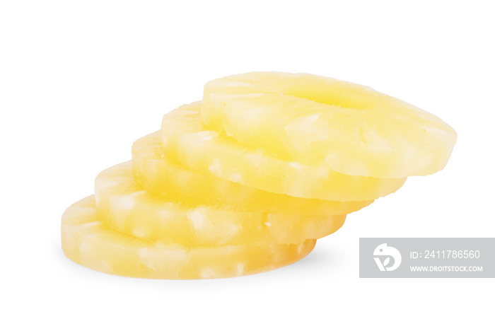 Pineapple isolated on white background. Clipping path