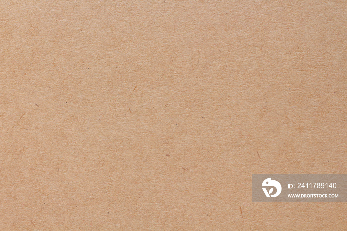 Cardboard sheet texture background, pattern of brown kraft paper with vintage style.