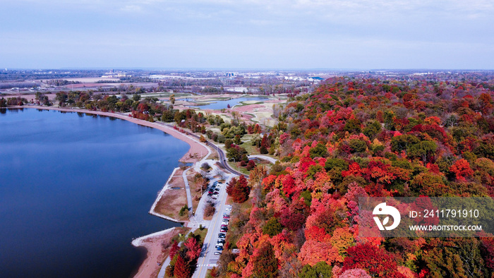 Creve Coeur Lake, Saint Louis, Missouri Fall Season