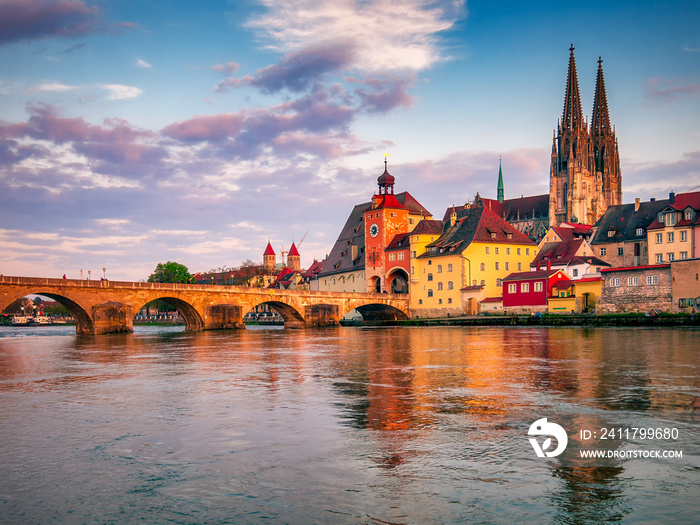 Regensburg sunset