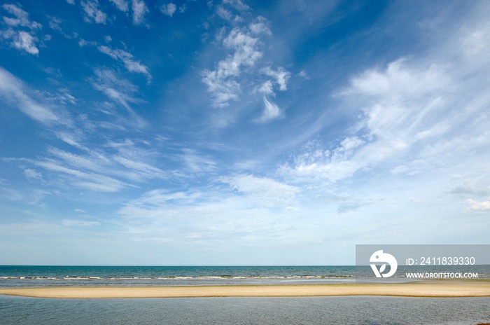 beautiful blue sky with clouds background.Sky clouds and sea, Sky with clouds weather nature cloud b