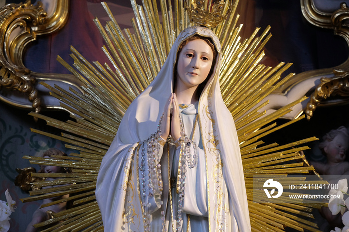 Our Lady of Fatima, Maria Vesperbild Church in Ziemetshausen, Germany