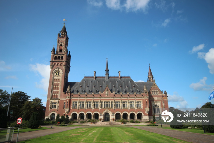 Peace palace in the hague, home of the united nations international court of justice and the Permane