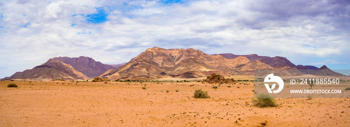 Brandberg Gebirgsmassiv, Panorama, Erongo, Namibia