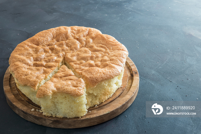 Sponge cake typical in Italy and French , genovese cake.