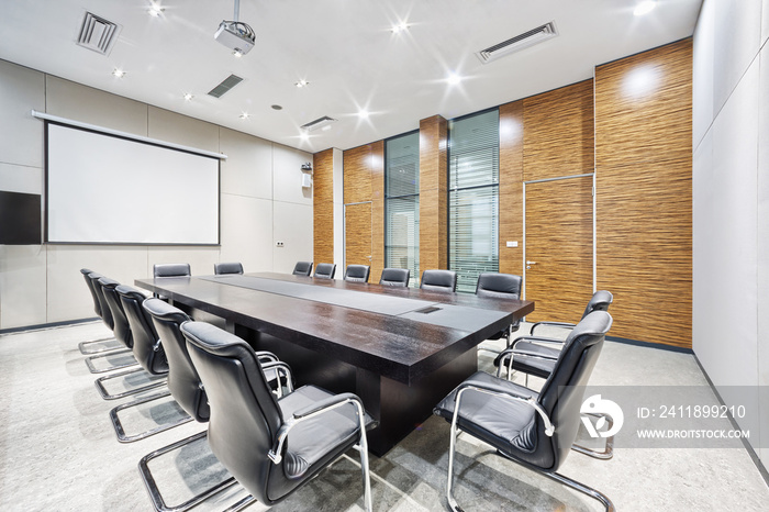 modern office meeting room interior and decoration