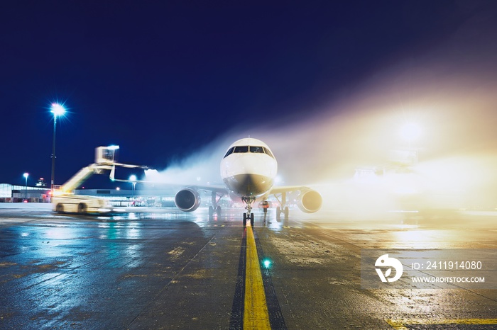 Deicing of the airplane