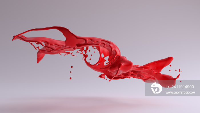 Red Paint Splash