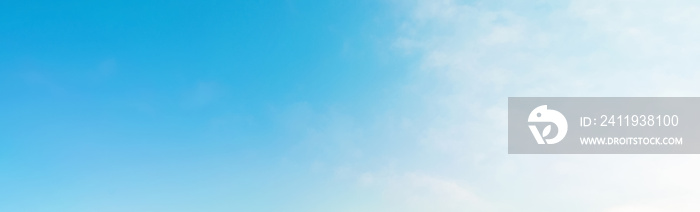 Summer blue sky banner backgound