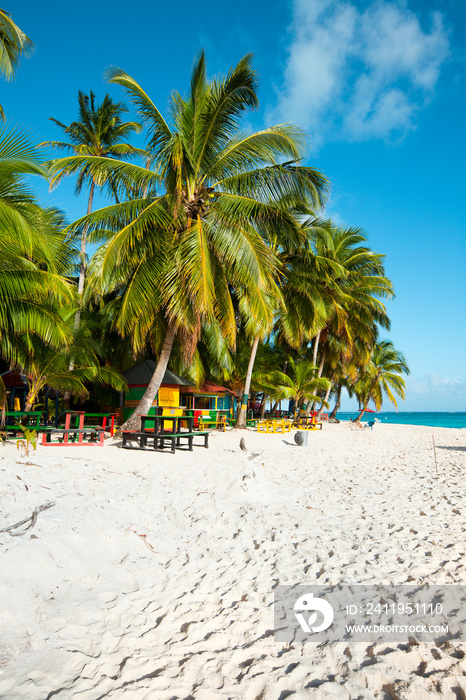 Johnny Cay on the reef of San Andres Island, Colombia, South America